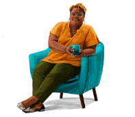 Pam portrait Pam caring for her adult son living with schizophrenia.