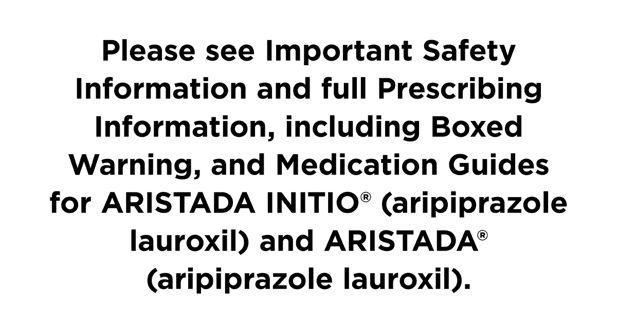 ARISTADA® (aripiprazole lauroxil) Every 2 Months (1064mg)